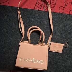 Bebe Blush Crossbody Bag with Card Holder
